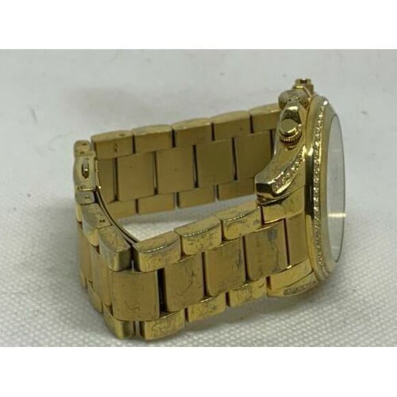 Michael Kors MK5166 Women's Watch Stainless Steel Gold Analog 39mm Quartz B783 - Picture 8 of 9